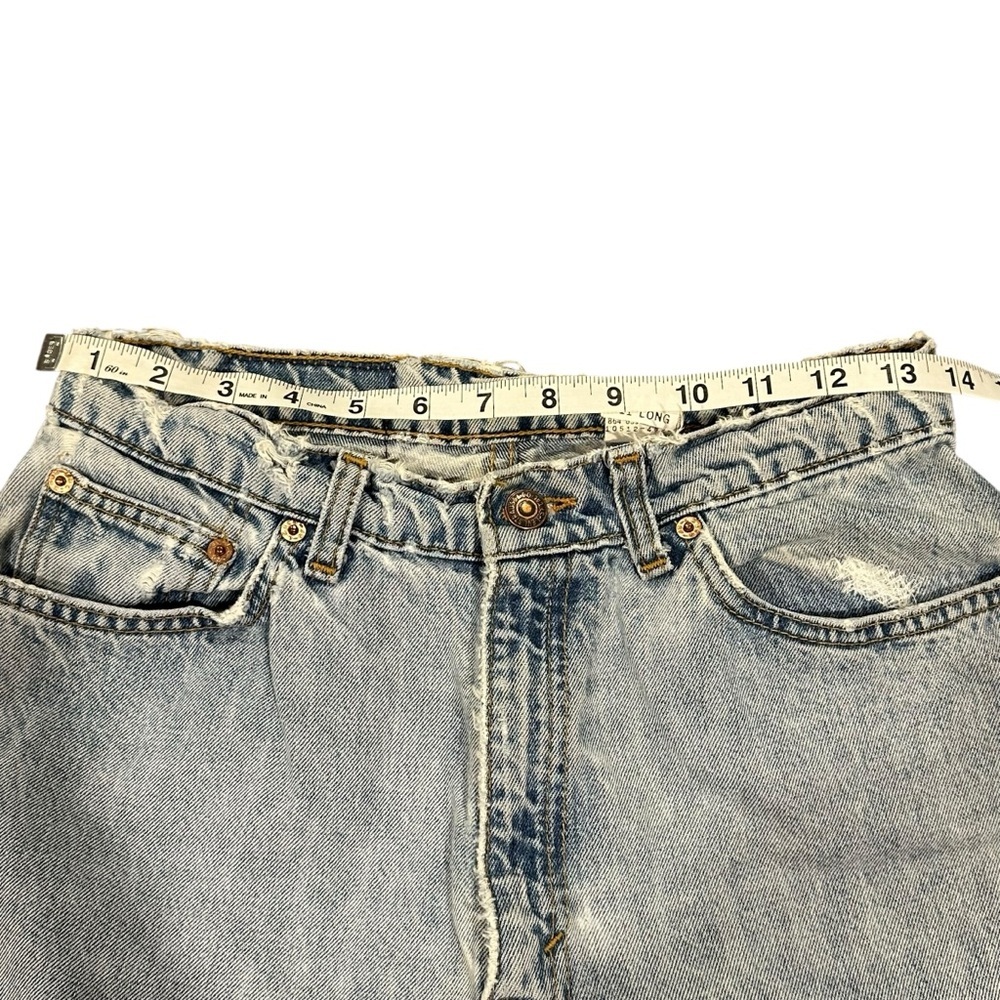 Levi's | Light Blue Denim Jeans Worn Holy Butt Rip Jeans 11L (tag size) modern 9 - Picture 9 of 10